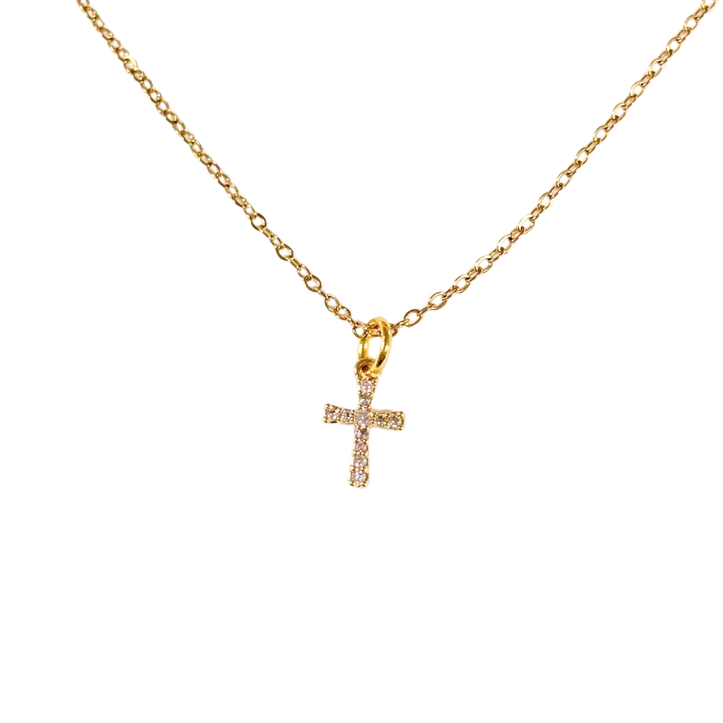 Gold Cross Necklace