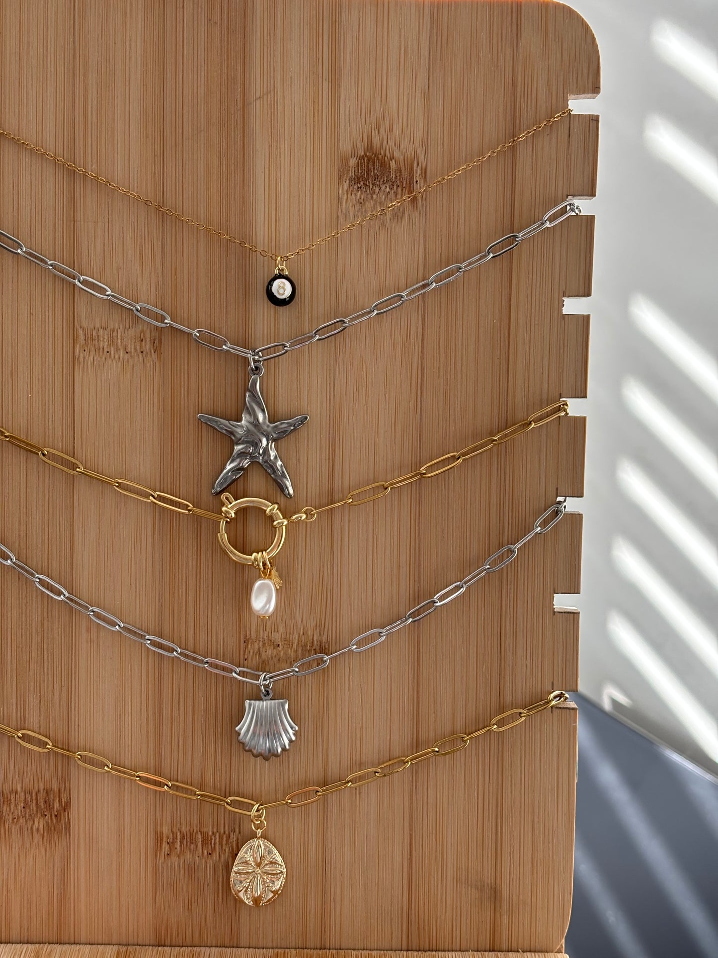 Gold 8 Ball Necklace | 18K Gold Plated