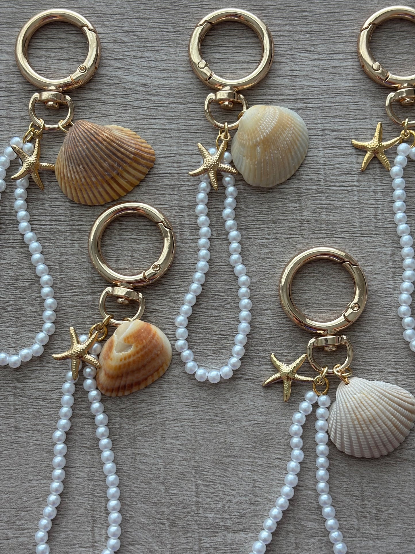 Shell Bag Charms