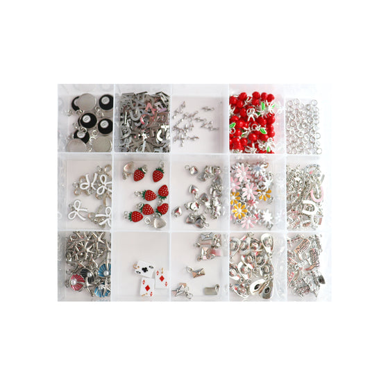 Silver Customizable Charm Necklace