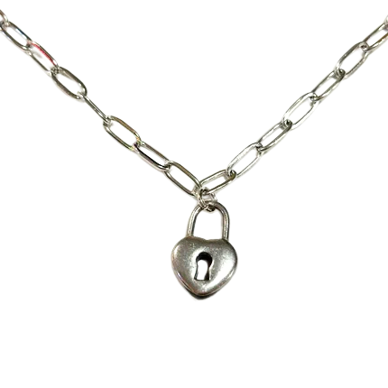 Heart Shaped Lock Necklace