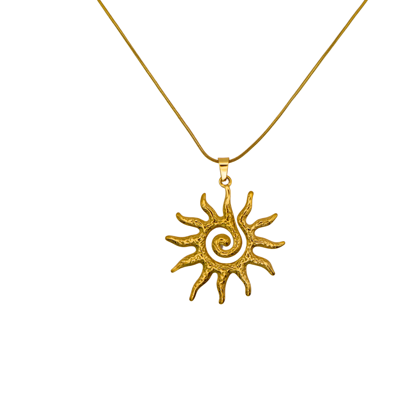 Sunburst Necklace | 18k Gold Plated