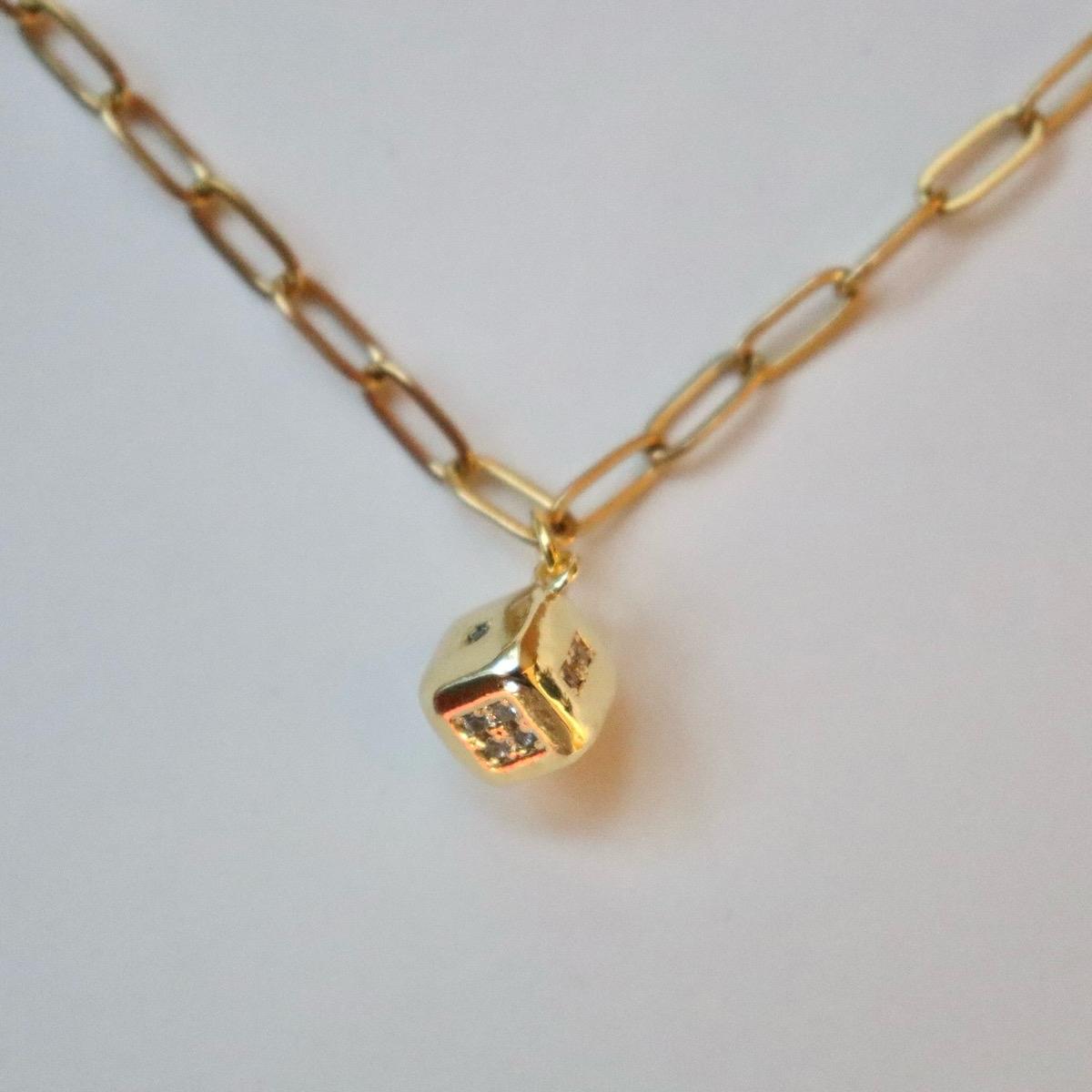 Dice Necklace - 18K Gold Plated | Stainless Steel