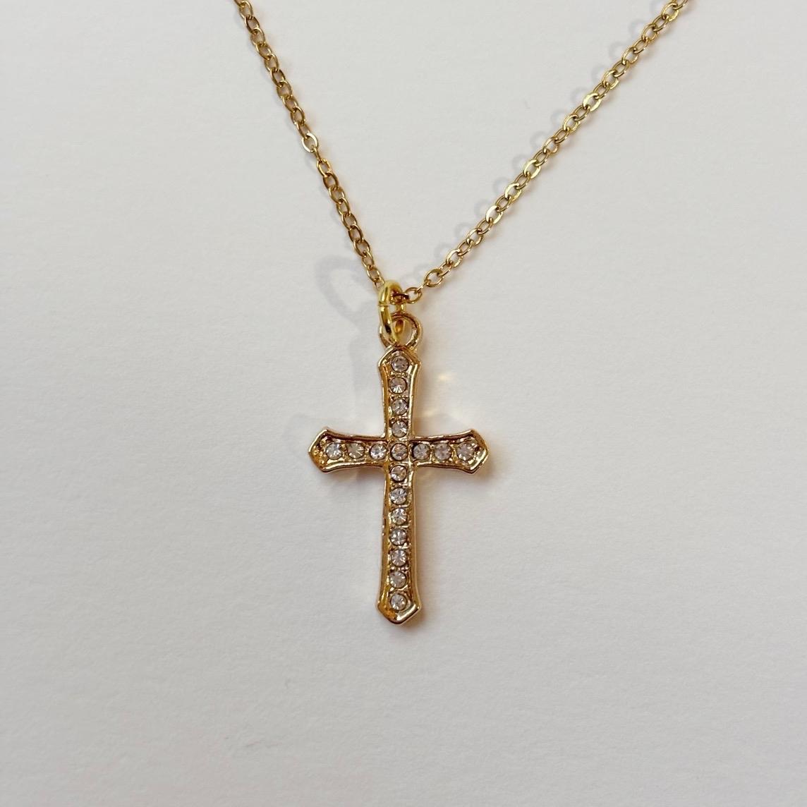 Gold Cross Necklace