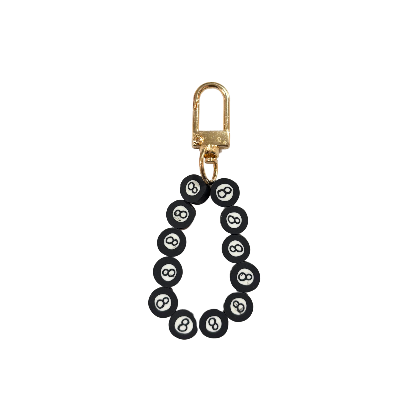 8 Ball Keychain/Bag Charm