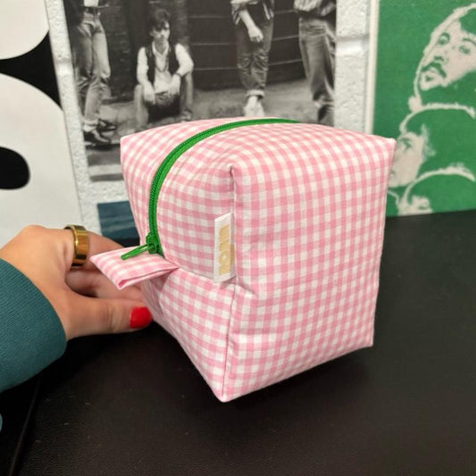 Handmade Cube Makeup Bag