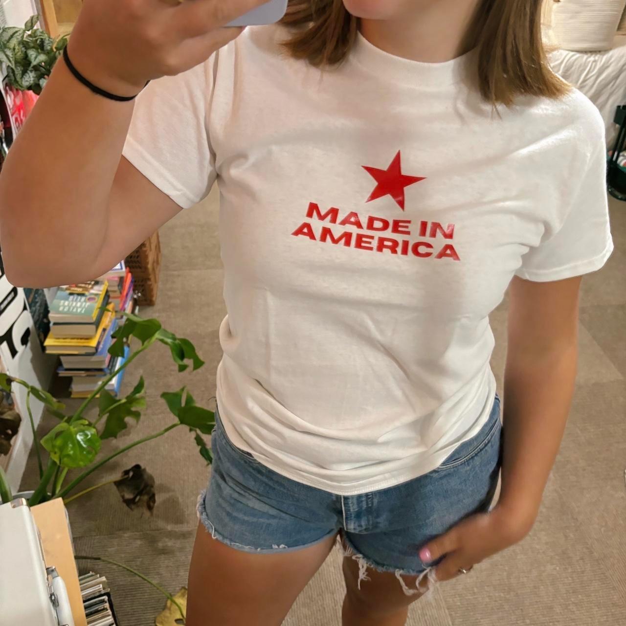 Made in america baby tee