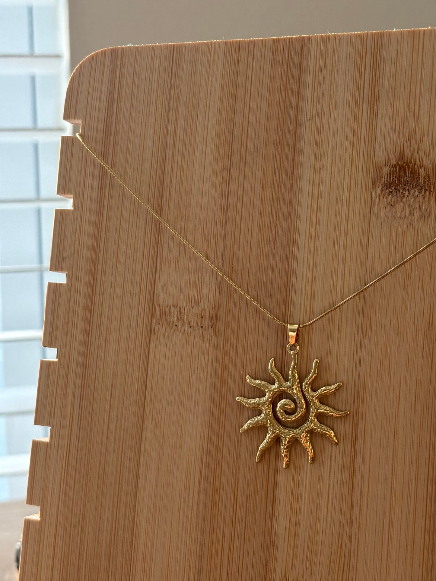 Sunburst Necklace | 18k Gold Plated