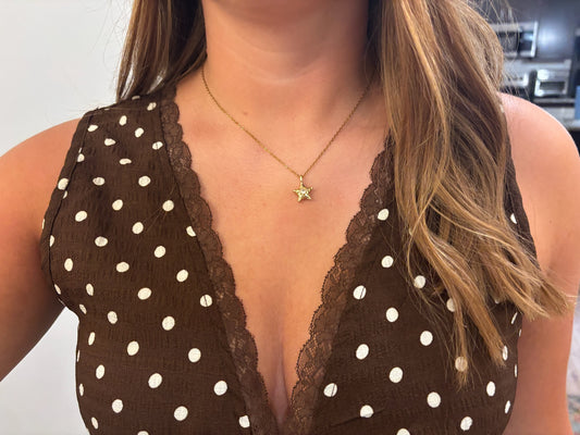 Mini Star Necklace 18K Gold Plated