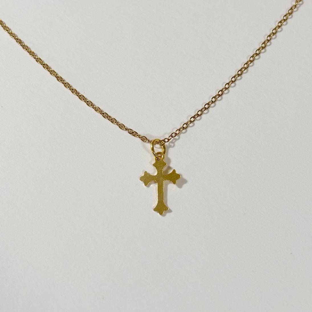 Gold Cross Necklace