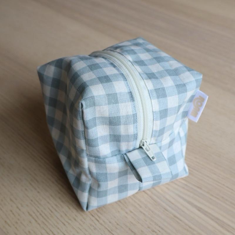 Handmade Cube Makeup Bag