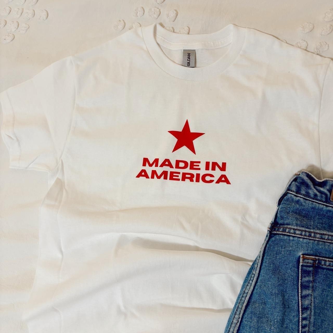 Made in america baby tee