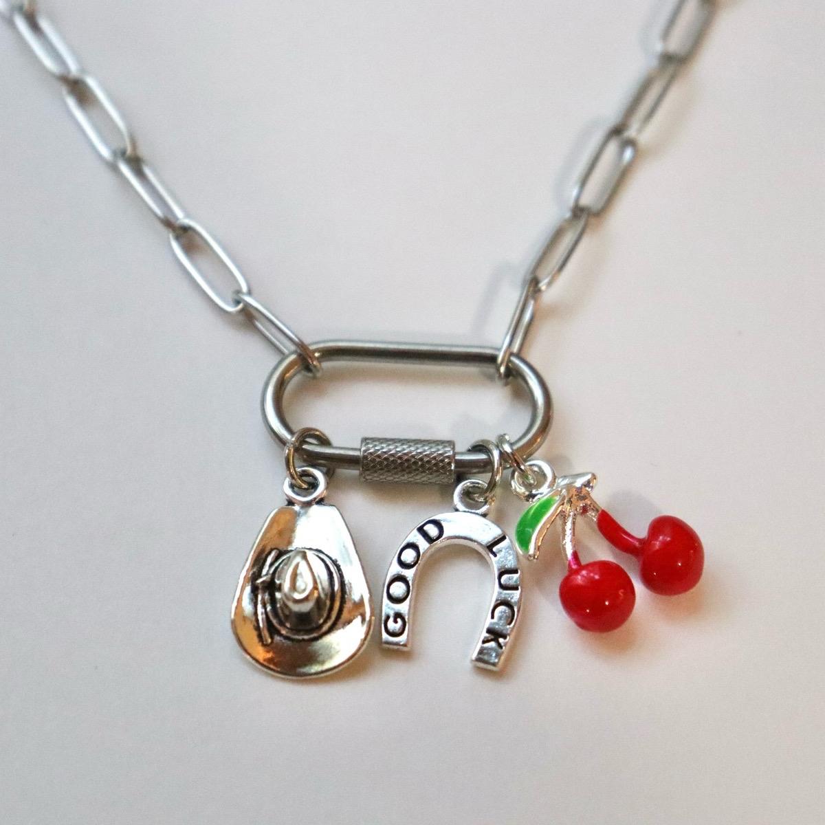 Silver Lucky Charm Necklace