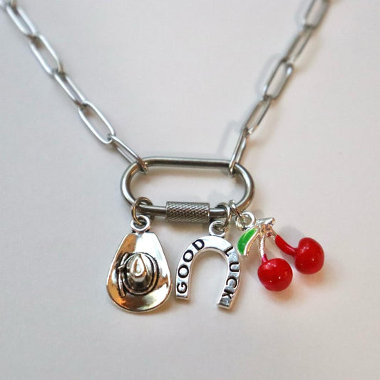 Silver Lucky Charm Necklace