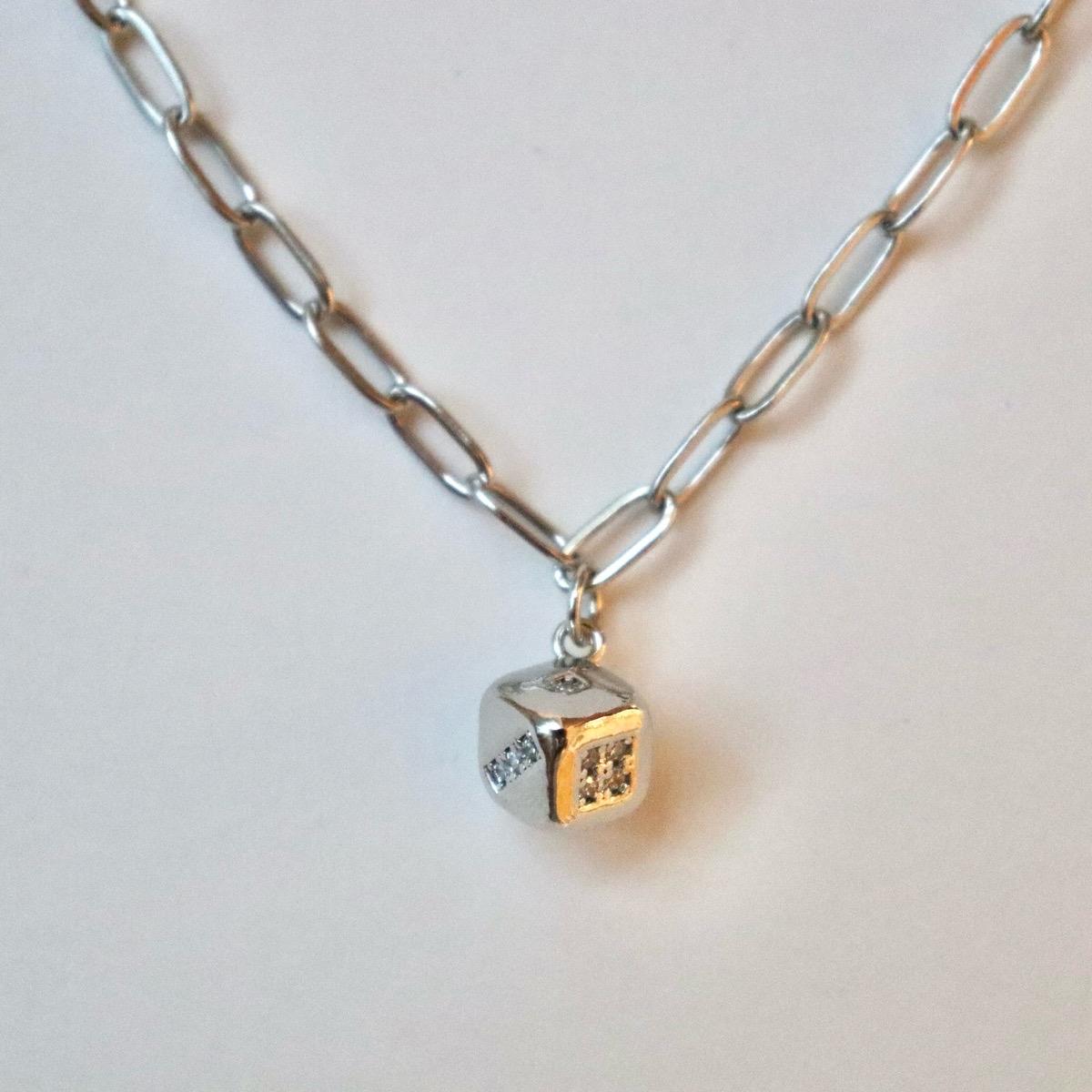 Dice Necklace - 18K Gold Plated | Stainless Steel