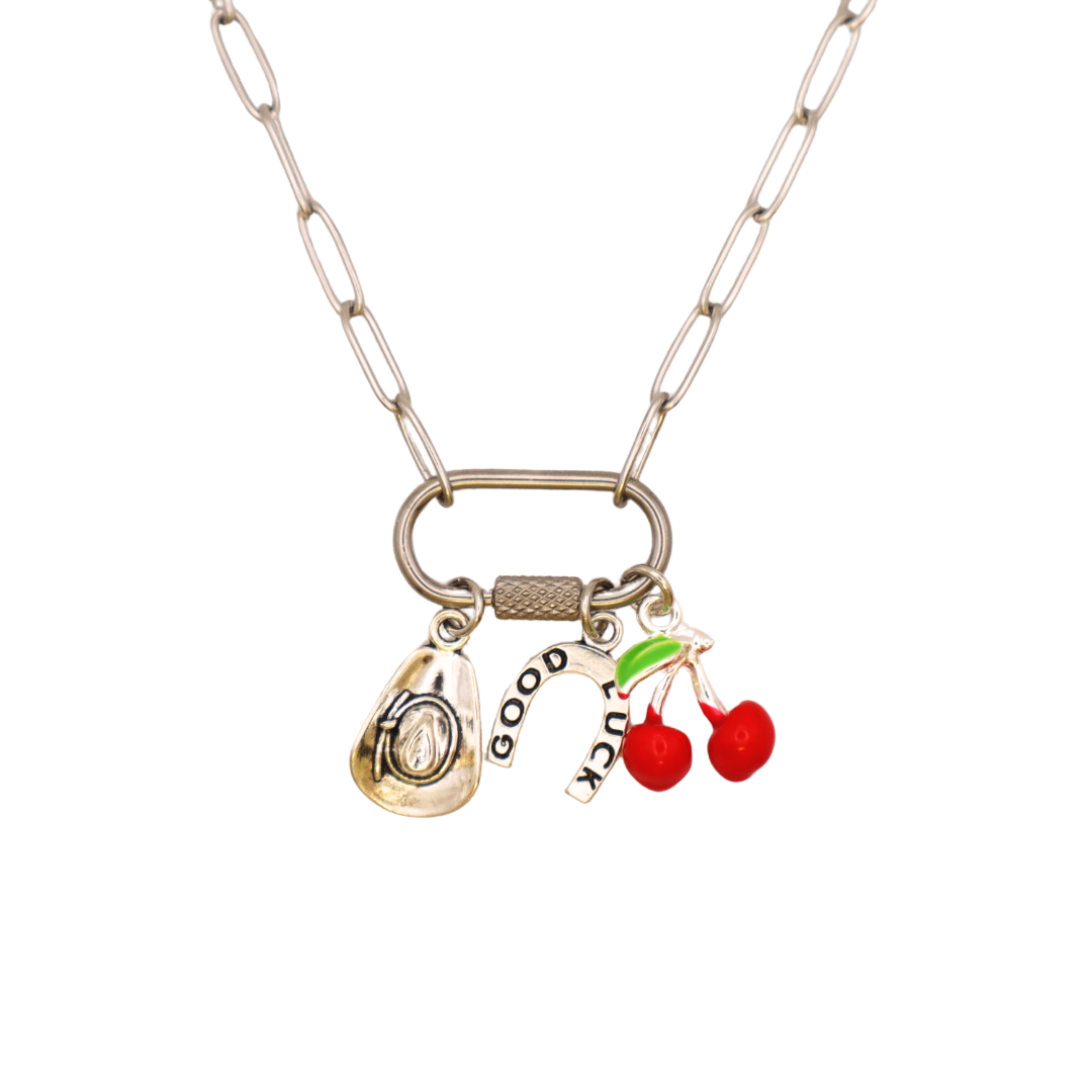Silver Lucky Charm Necklace