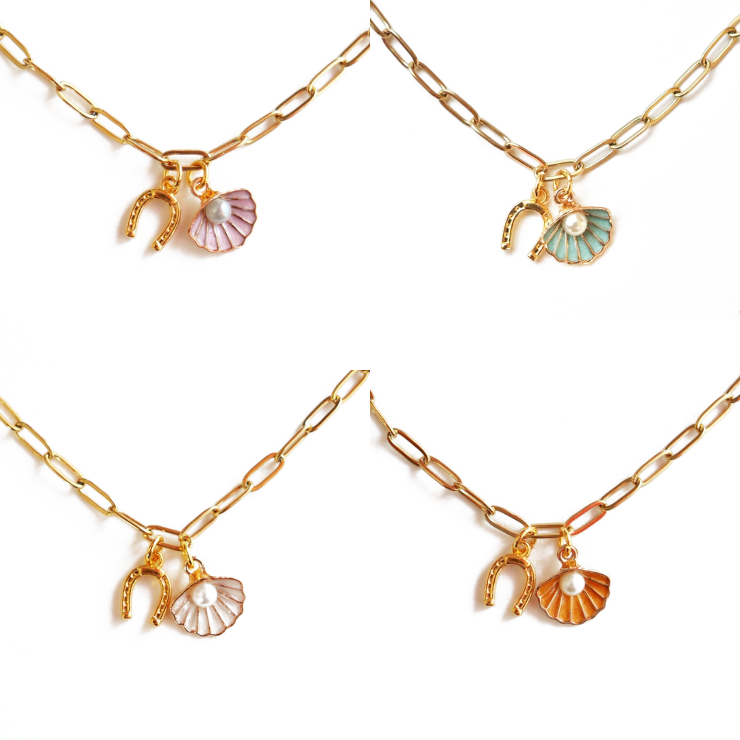 Seashell Horseshoe Necklace